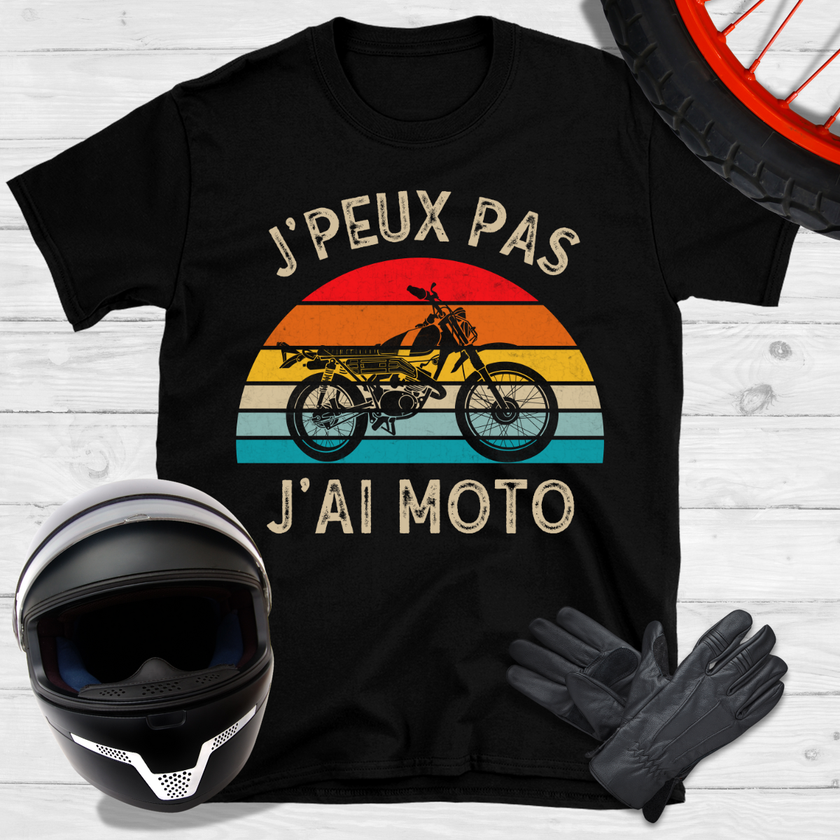 Je peux pas j'ai moto T-shirt