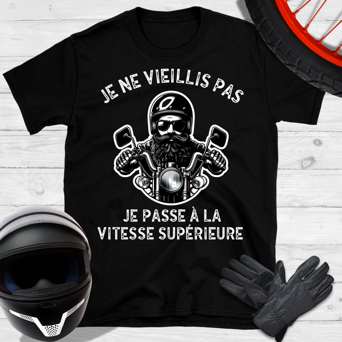 Je ne vieillis pas je passe à la vitesse supérieure T-shirt