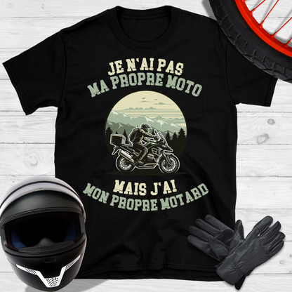 Je n'ai pas ma propre moto mais j'ai mon propre motard couple T-shirt