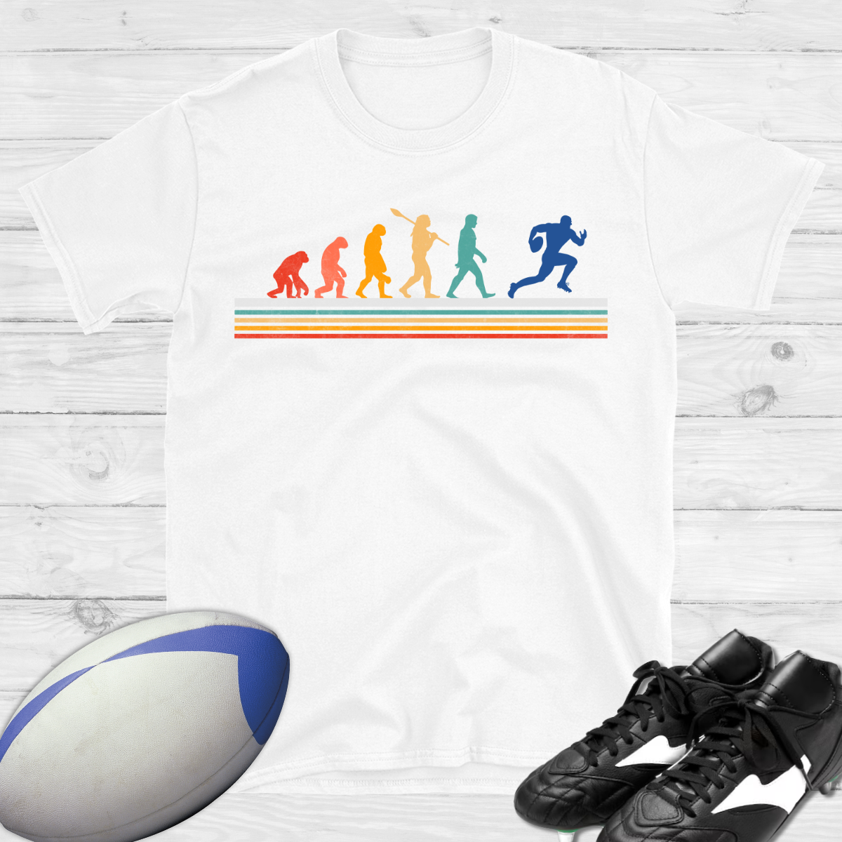 Evolution rugbyman T-shirt