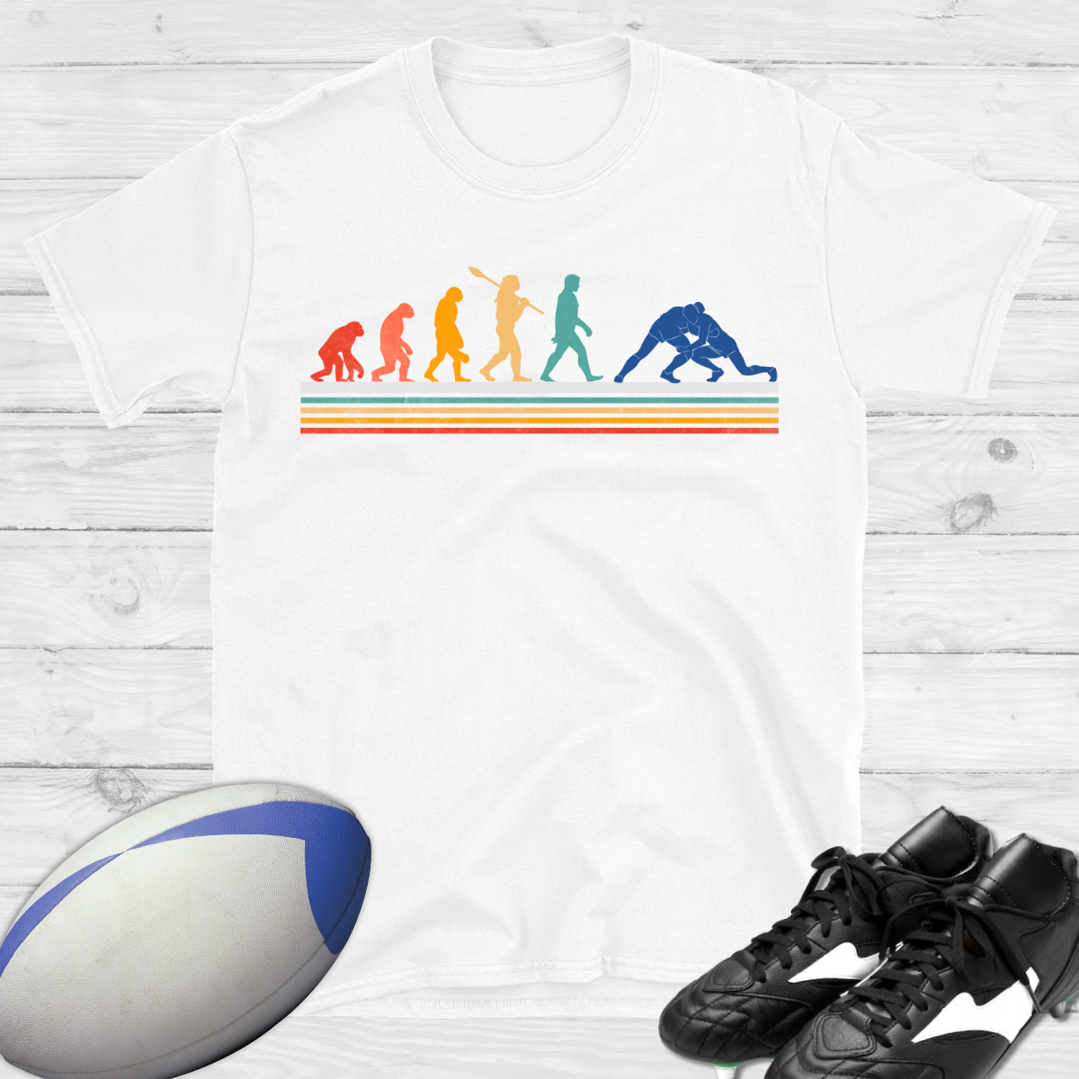 Evolution arrêt rugby T-shirt