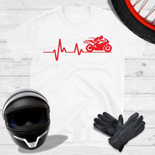 Battement de cœur Motard T-shirt