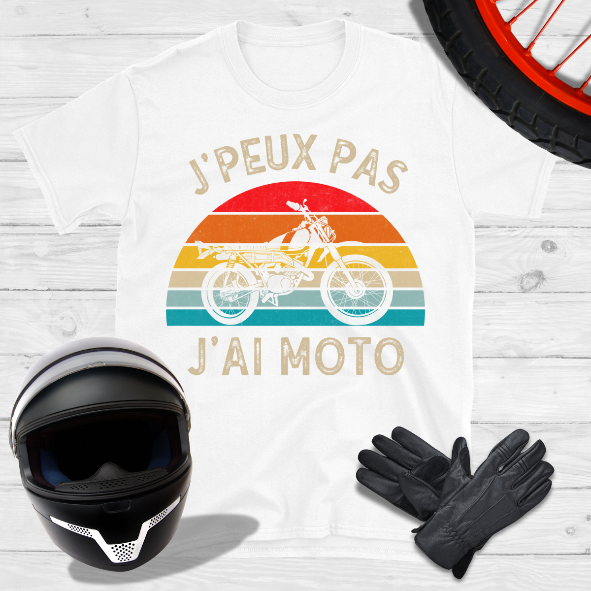 Je peux pas j'ai moto T-shirt