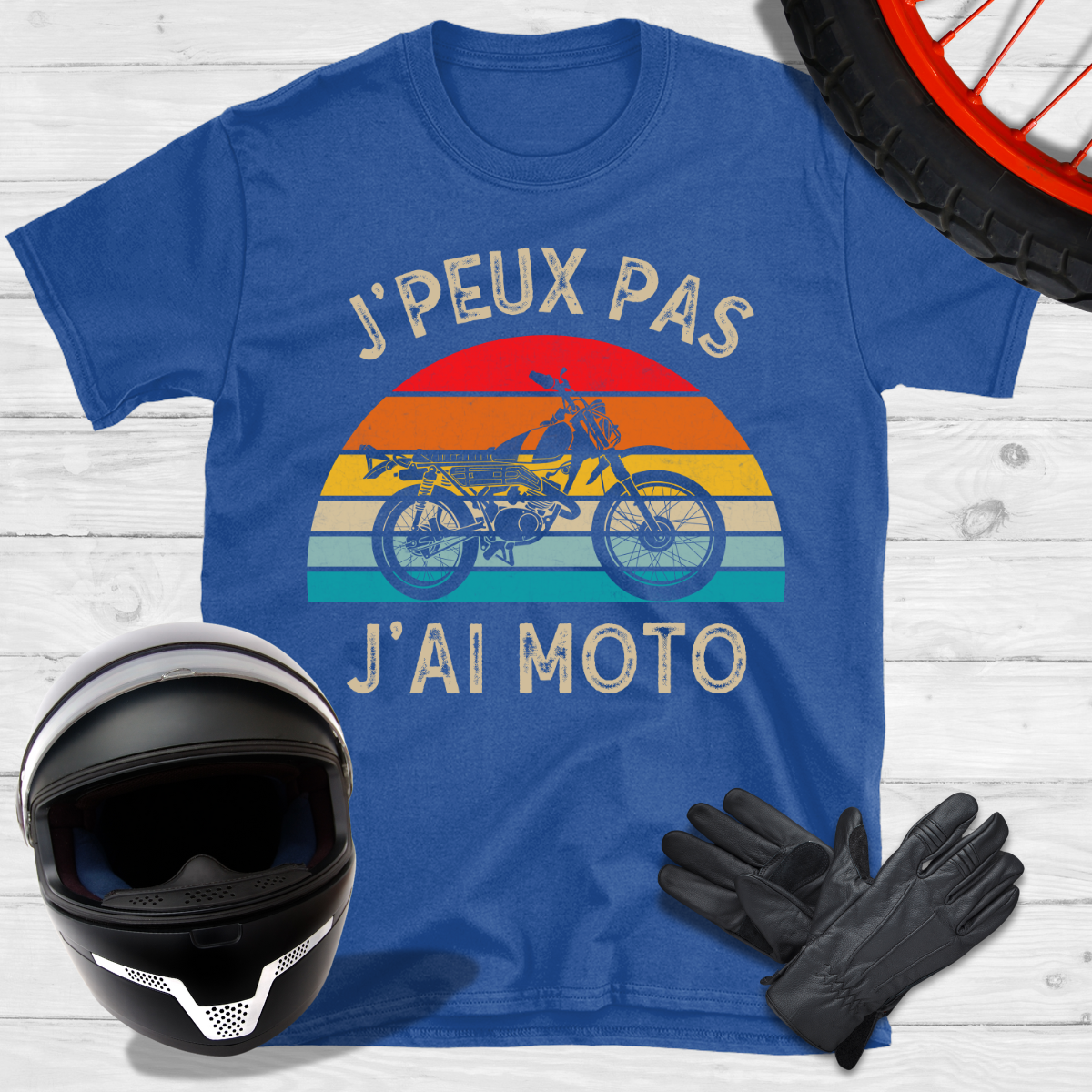 Je peux pas j'ai moto T-shirt