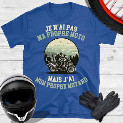 Je n'ai pas ma propre moto mais j'ai mon propre motard couple T-shirt