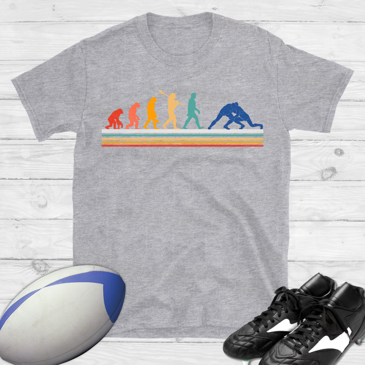 Evolution arrêt rugby T-shirt