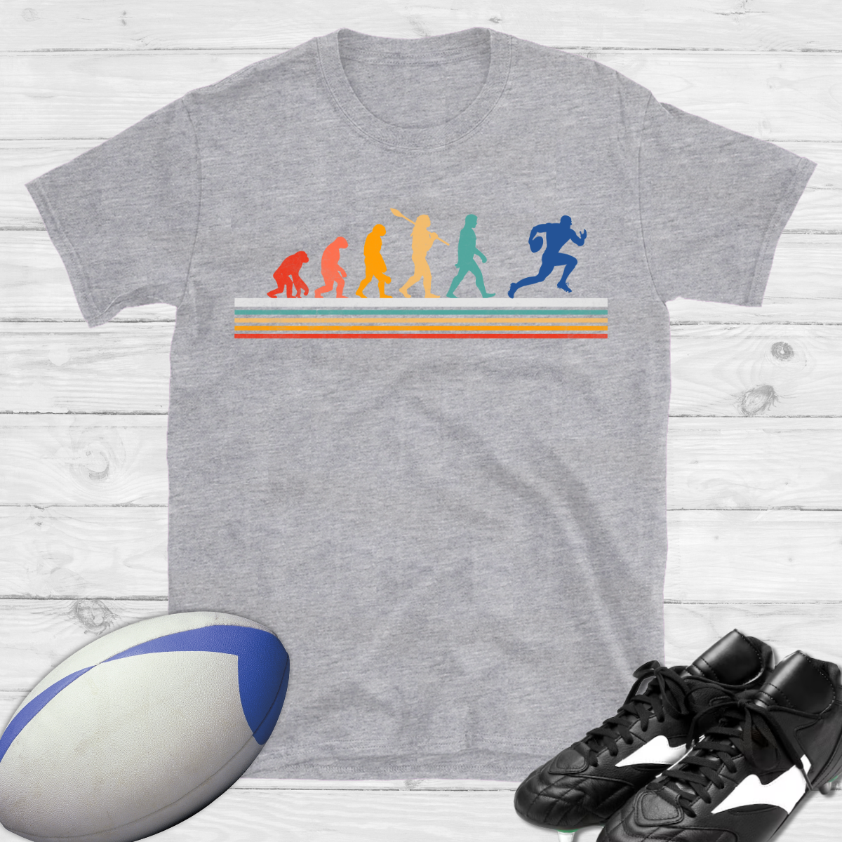 Evolution rugbyman T-shirt