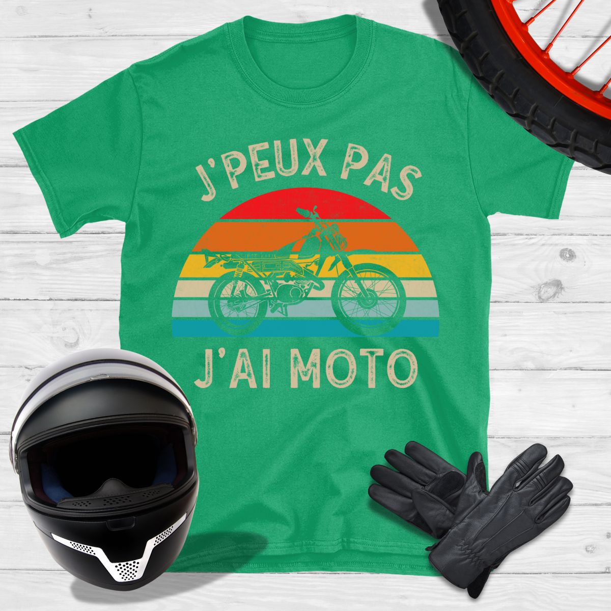 Je peux pas j'ai moto T-shirt