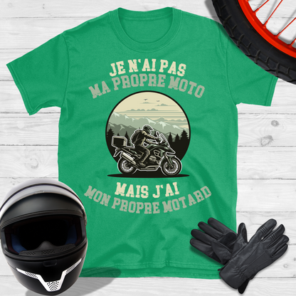 Je n'ai pas ma propre moto mais j'ai mon propre motard couple T-shirt