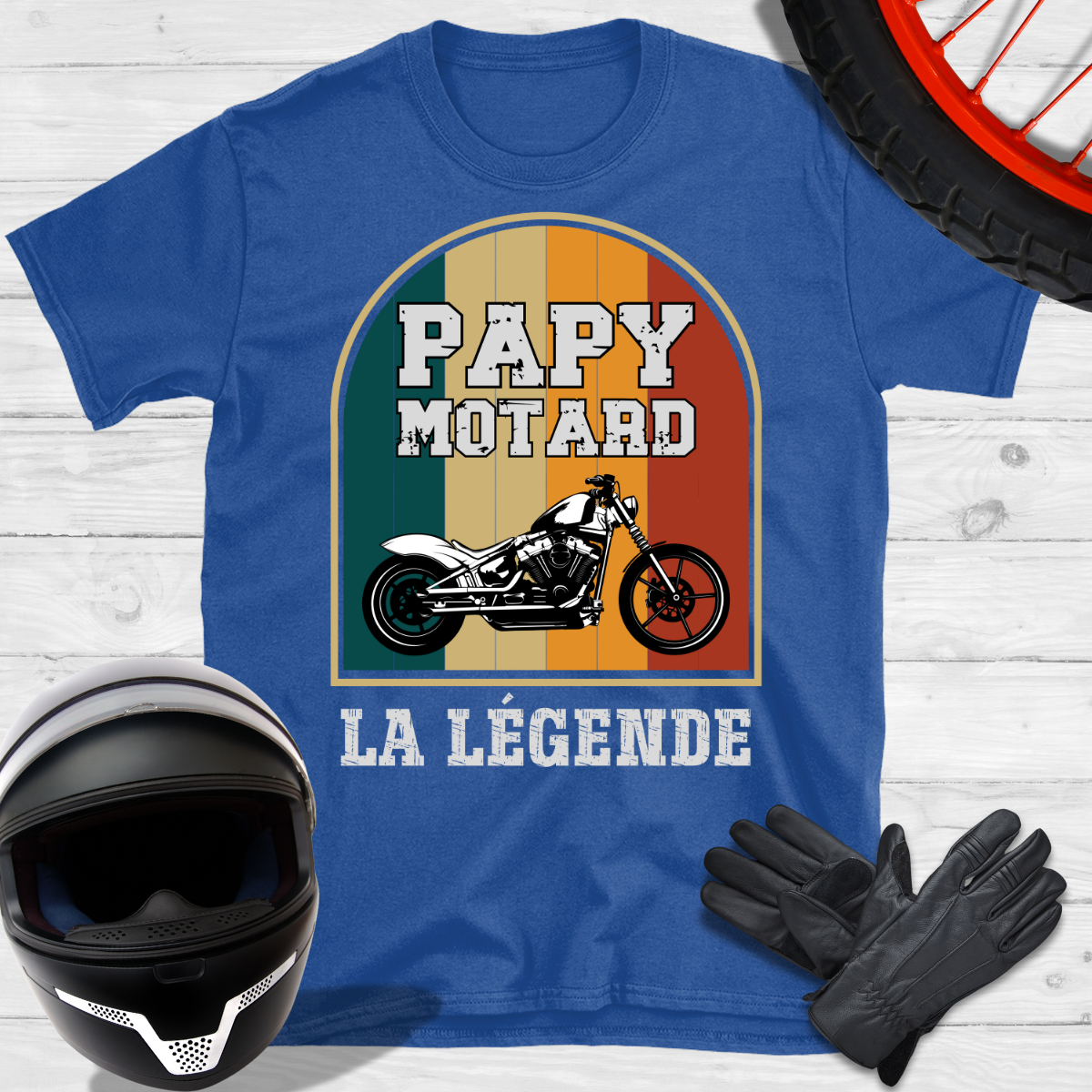 Papy motard la légende T-shirt