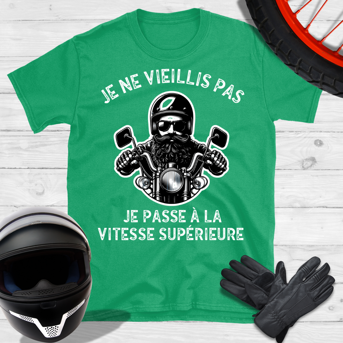 Je ne vieillis pas je passe à la vitesse supérieure T-shirt