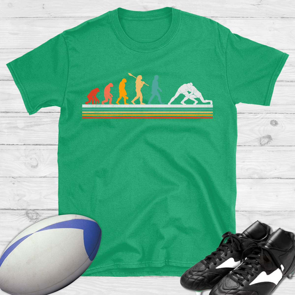 Evolution arrêt rugby T-shirt